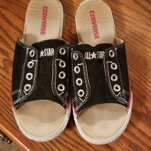 Rare Comverse cut away slide sandals